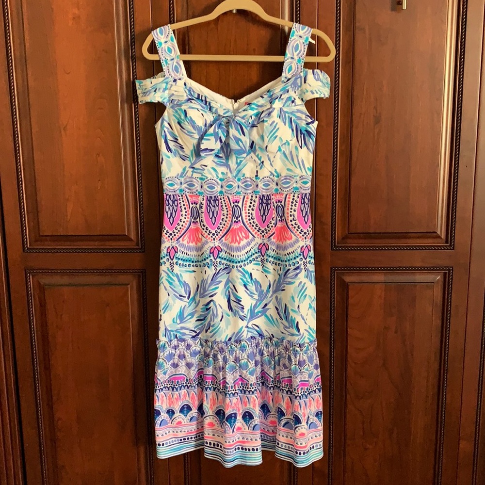Lilly Pulitzer Iva Midi Flock Together Dress